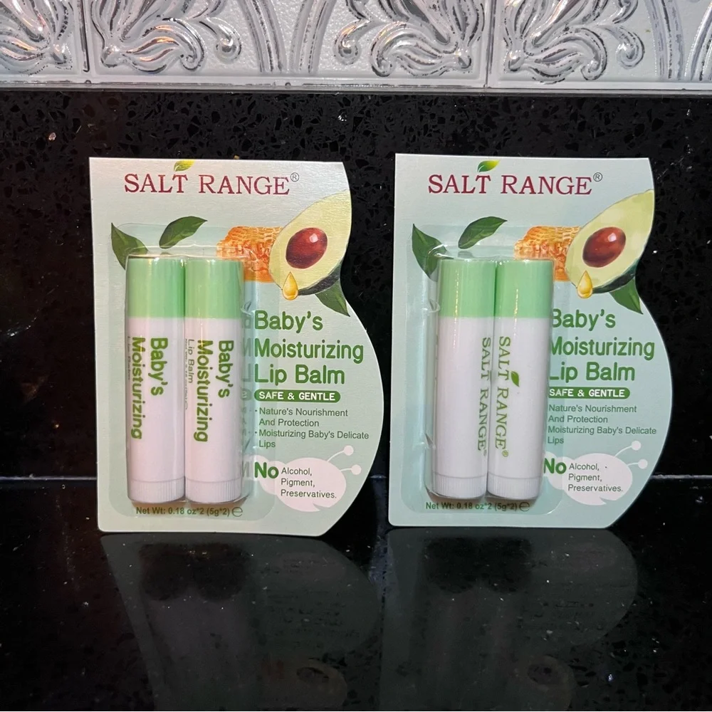 Baby moisturizing‎ lip balm NEW X 4
